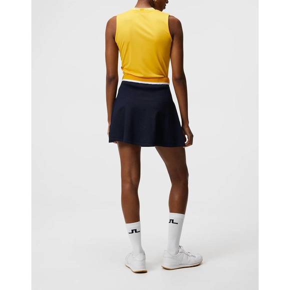 NEW J.LINDEBERG frida knitted skirt in 1040 citrus - Picture 3 of 4